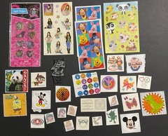 Large Lot Of Stickers Variety – Pooh – Mr Yuk – Hello Kitty – Disney & More