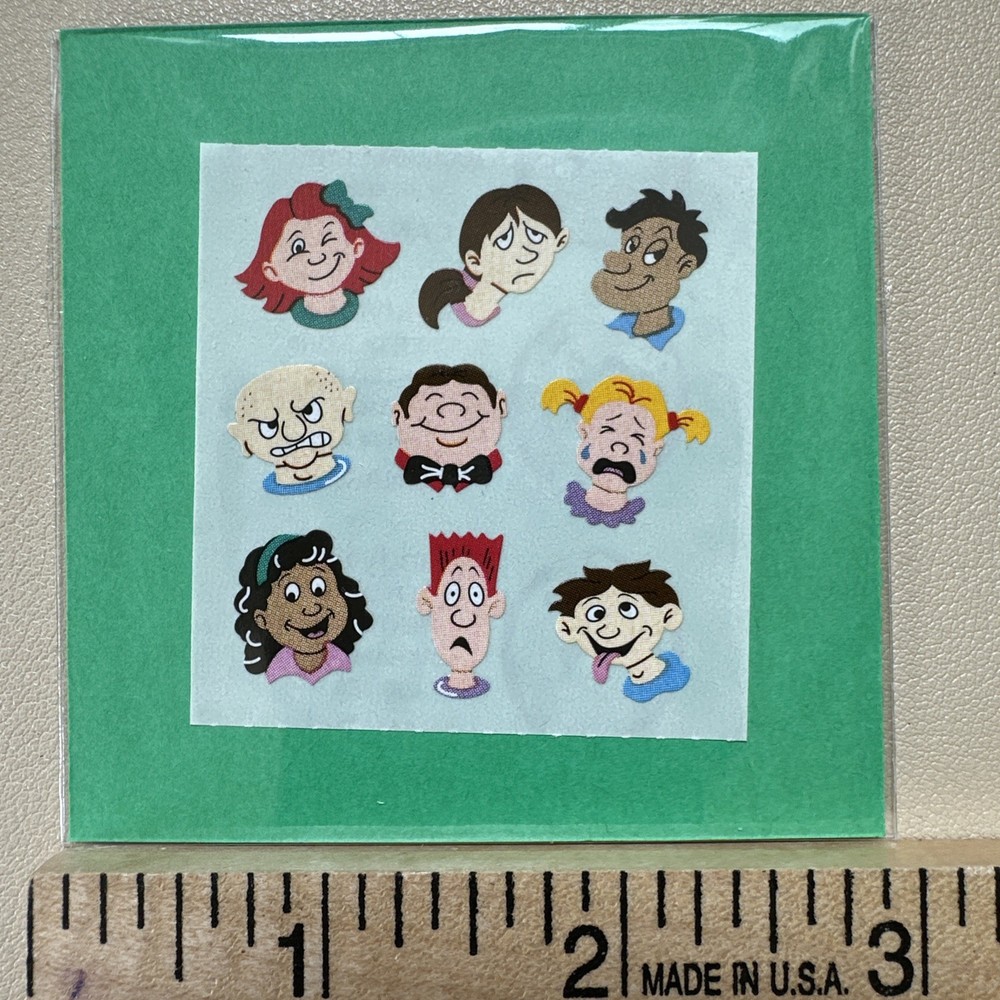 Vintage Sandylion Cartoon Characters Sticker Mods Funny Faces Goofy Silly