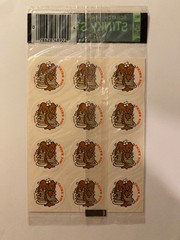 TREND STICKERS Vintage SCRATCH ‘n SNIFF 12 BLUEBERRY 12 PANCAKES Sealed 1982