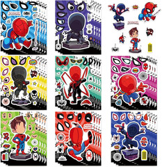 24 Cute Cartoon Monster Stickers – Kawaii Make a Face Party Favors Activities