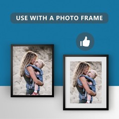 10 Pack Pre-Cut 18×24 White Picture Mats for 12×18 Photos – White Core Bevel …