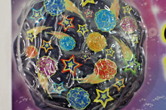 Glow in The Dark 105 Stars Asteroids Meteors Stickers Portal Pub. New in Package