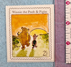 Classic Winnie the pooh stickers eeyore piglet kanga owl rabbit