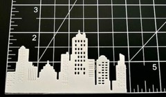 City Die Cuts * Mini City Scene * Six Sets * Black Cardstock * Skyline and More!
