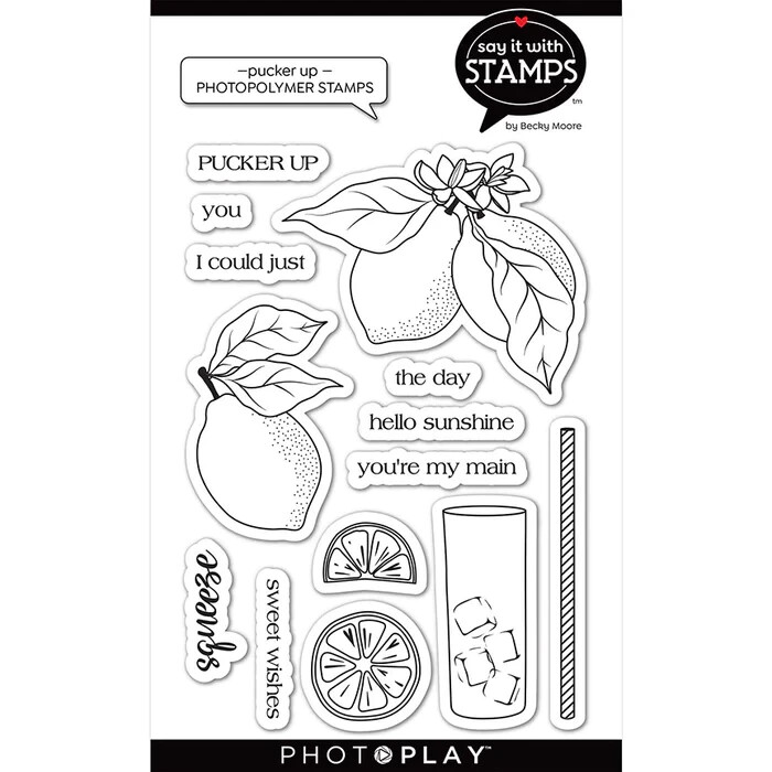 Photoplay Acrylic Clear Stamps – PUCKER UP