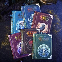Magic Witch Gothic PET Stickers Gold Foil Bullet Journal Card Scrapbook Supplies