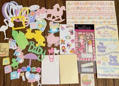Scrapbook BABY GIRL PAPER, STICKERS, EMBELLISHMENTS