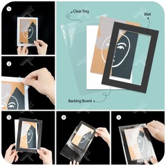 , Pack of 100, Acid-Free 12 11/16 X 12 3/8 inches Crystal Clear Sleeves Stora…