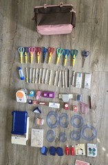 Huge Collection of Creative Memories scrapbooking tools and accessories, w/bag