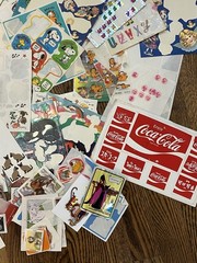 Vintage Lot of 1980s – 1990s Stickers Variety 26 Full Sheets +Many Partials
