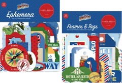 Carta Bella OUR TRAVEL ADVENTURE *2 Packs* Ephemera Die Cuts + Frames Tags 66pcs