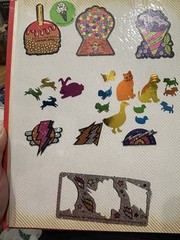 Collector’s Vintage Eighties Sticker Album Collection Ziggy Shirt Tales Pacman