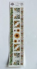 PSX Design Stickers 1 sheet choose Pansy Frames Cultivate Love Borders New 2001