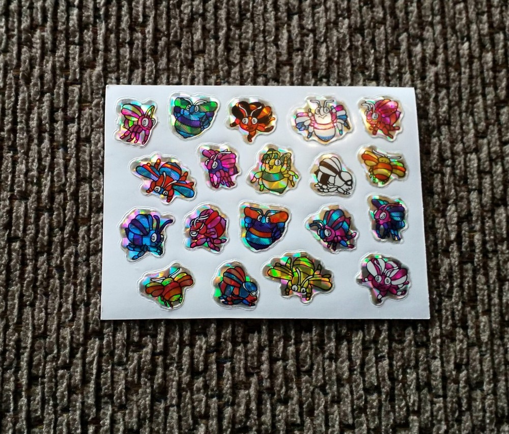 Vintage Stickers – Large Vending Prism Asst’d Flying Bugs Mod -Great Condition!