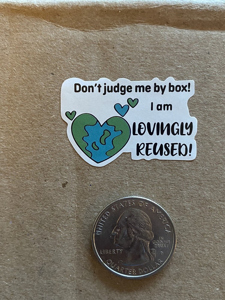 Recycle Packaging Stickers Lovingly Recycled Packaging Labels 500 Stickers US ♻️