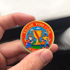 Teamwork Challenge Coin – Thank You Appreciation Coin for Employees, Teachers…