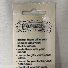 Sandylion RARE Sealed Pack of Mother of Pearl Opal 1990 Toys r Us Stickers!