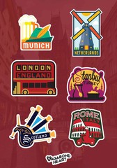 MINI Travel Stickers – 65 Locations!