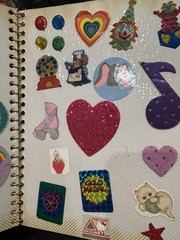 Collector’s Vintage Eighties Sticker Album Collection Ziggy Shirt Tales Pacman