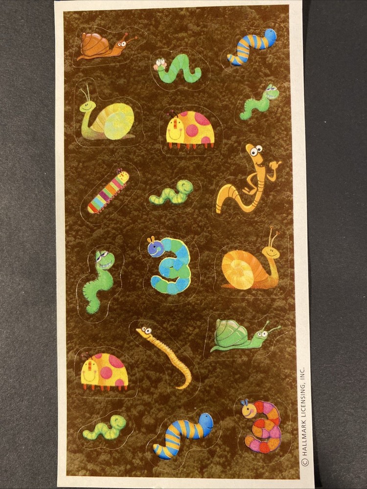 Silly Bugs Insects Sticker Sheet Scrapbook Planner Craft Stickers