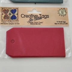 NEW Lot CHRISTMAS HOLIDAY Scrapbooking Tags Shaker Box 3D Green Red -G