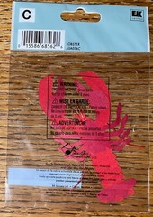 RARE Jolees LOBSTER Red Live marine crustacean Ocean Sea Fishing Maine Boston