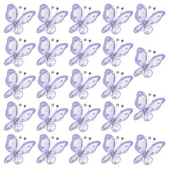 24Pcs Butterflies for Crafts 2.2″ Organza Butterflies, Light Purple