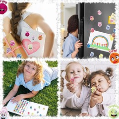 Eersida 800 Pieces Face Emotion Feelings Stickers for Kids 1.4 Inch Funny Mood I