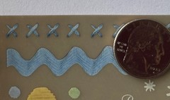 BABY BOY IMAGES Rub-On(4”x 12”)Flair•Paisley•Blue•Flowers •Stitches•Card Making•