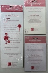 Lot Of 3 RARE K&Company Red Hat Society Sticker Lot Embossed Grand Adhesions NIP