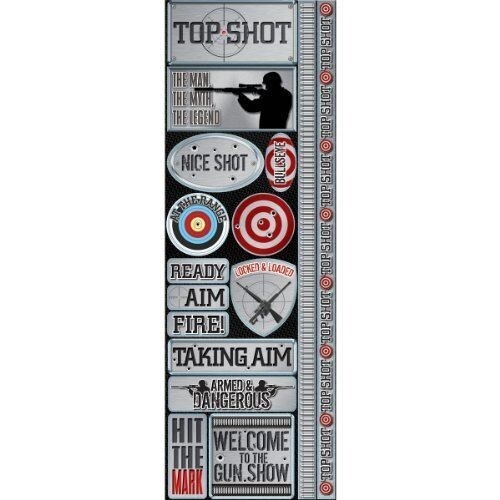 Signature Series 2012 Cardstock Combo Stickers 4.25″X12″-Top Shot