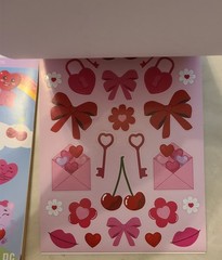 VALENTINE’S DAY STICKER BOOK LOT OF 3 NEW