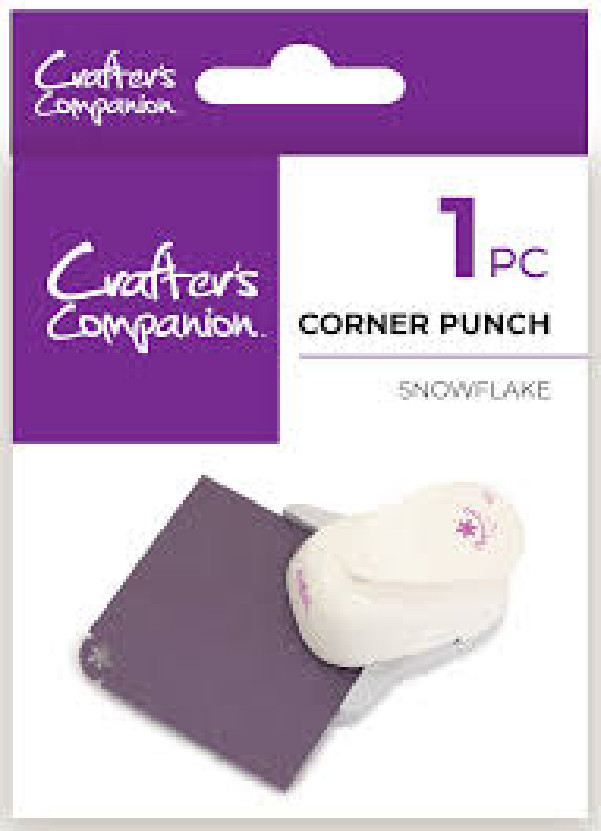 Crafters Companion – CORNER PUNCH – SNOWFLAKE