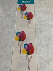 FMI FRANCES MEYER STICKERS 4 SHTS BALLOONS MULTI-COLORED BUNDLE OF BALLOONS