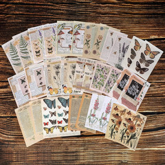 200 Pieces Vintage Scrapbook Supplies Pack for Junk Journal Planners DIY Paper S