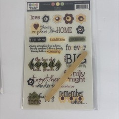 Scrapbooking Rub-on letters Scenic Route Deja Views Three Bugs++