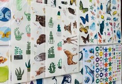 🦄🌈 Lot Stickers Kit Set Planner Craft Scrapbook Variety Of Themes | 979pcs