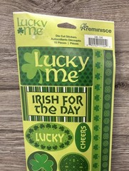 Reminisce St. Patrick’s Day Irish Lucky Me Scrapbooking Stickers NEW