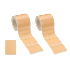 460 Pcs Thermal Sticker Paper, 1.6×1.2″ Square Thermal Printer Label, Khaki