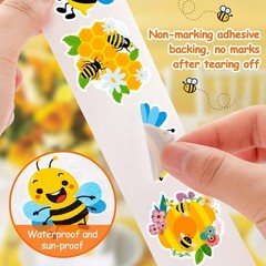 1000 Pcs Bumble Bee Stickers for Teachers Classroom Kids Motivational Stickers