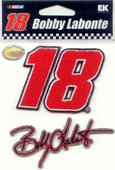 Licensed by EK Success NASCAR BOBBY LABONTE #18 Embroidered 63259 Fast FREE Ship