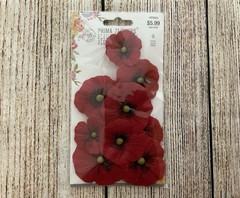 Paper Crafting Card Making Supplies Flowers, Leaves and pkg Cards/Envelopes