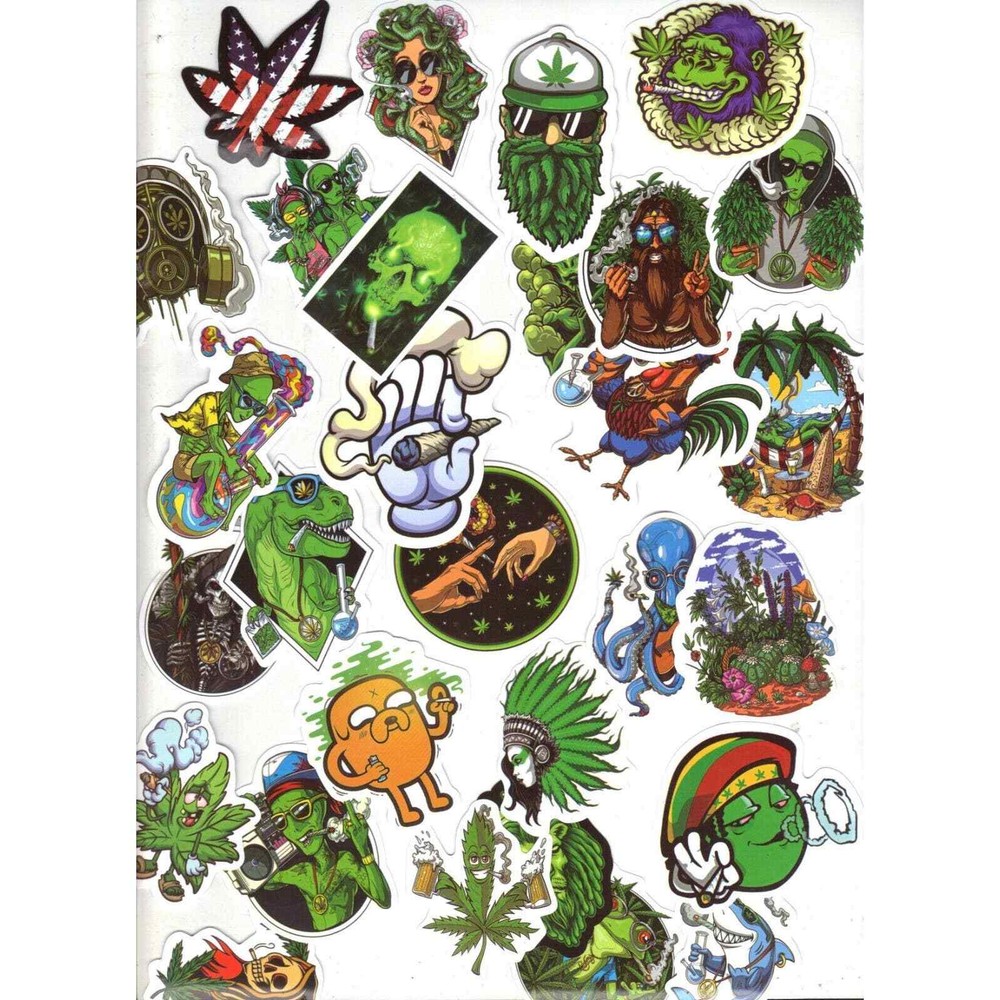 Stickers for Water Bottles, 420 Stickers for Teens Adults, Vinyl Waterproof