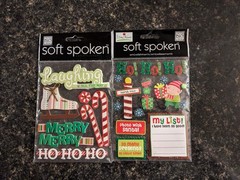 18 Pc Scrapbooking Kit Embellishments Stamp Kit Stickers me & my BIG ideas NEW