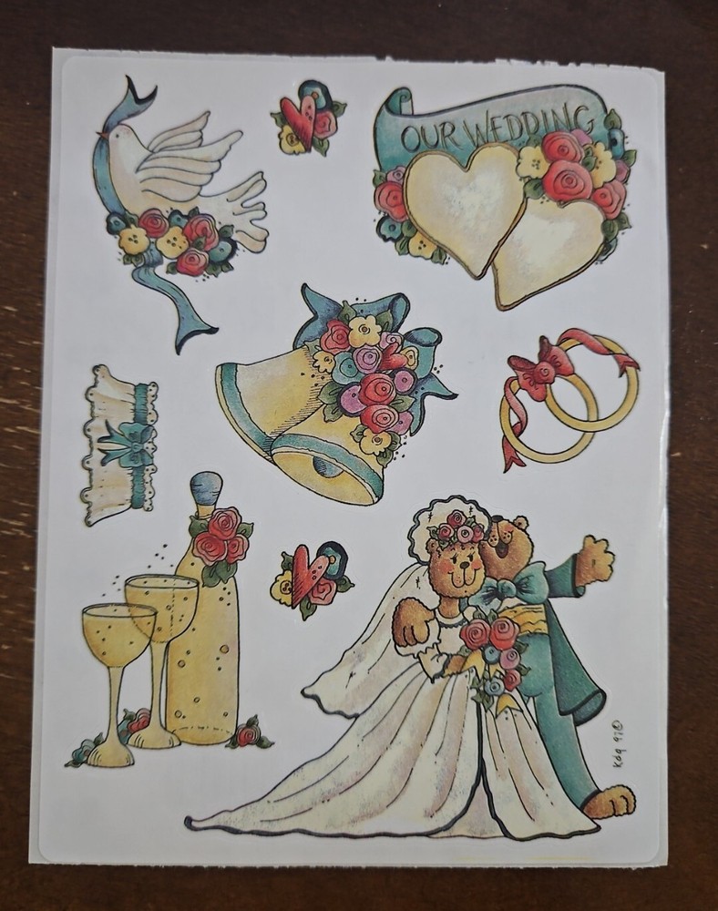 Provo Craft Wedding Day, scrapbooking stickers by Kathy Distefano Griffiths
