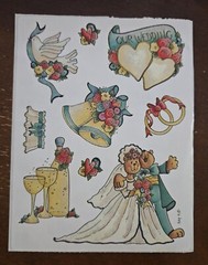Provo Craft Wedding Day, scrapbooking stickers by Kathy Distefano Griffiths