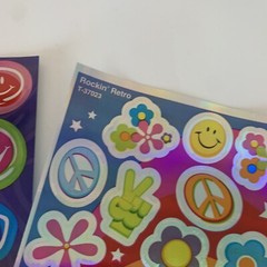 Vintage Trend Enterprises Foil Bright Stickers 3 Packages New Sealed
