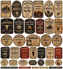 Western Theme Junk Journal Embellishments Kit Scrapbook USA