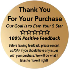 2” Stickers Thank You Purchase Ebay Seller Shipping labels for online sellers