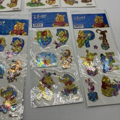 Disney Pooh Piglet Eyeore Stickers lot of 10 New